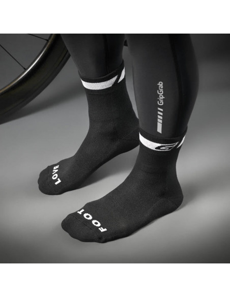 CykelStrumpor  GripGrab Midseason  Svart  Storlek:L (44-47)