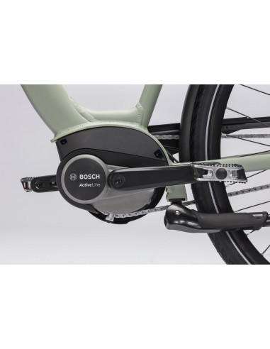 Elcykel Crescent Elvira 7vxl Grön matt