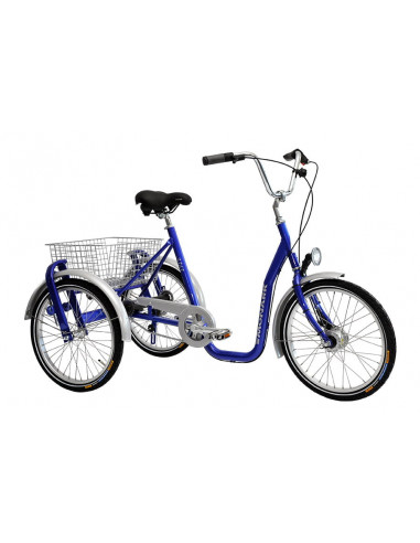 Trehjuling cykel Monark 3313 3vxl blå