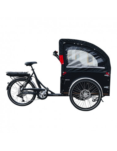 Ellådcykel  Christianiacykeln  Light Comfort E-Drive  Straightbox