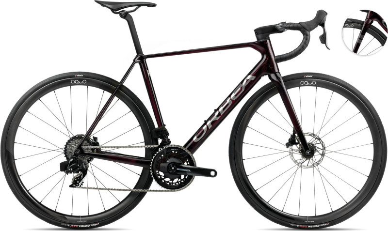 ORCA M21eTEAM PWR 60 Wine Red Carbon View-Titanium (Gloss)