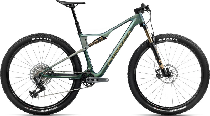 OIZ M10 AXS XL Seaweed Carbon View (Gloss) Spaceship Green (Matt)